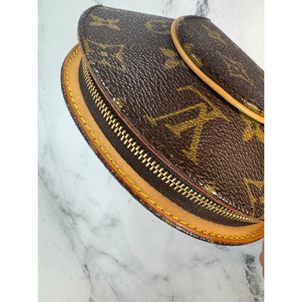 Louis Vuitton Mini Ellipse Vintage Bag Monogram canvas LV Wristlet Clutch Rare - Picture 15 of 16